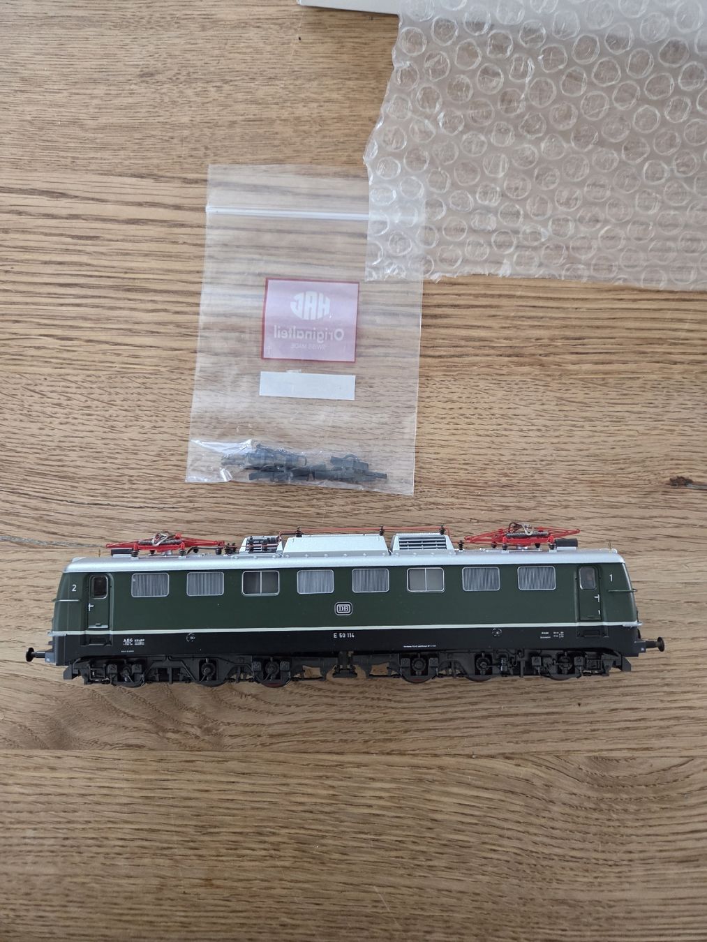Roco Modellini di ferrovie: Elektrolokomotive DB E 50 114  – Usato da Berikon venduto da TopLok1