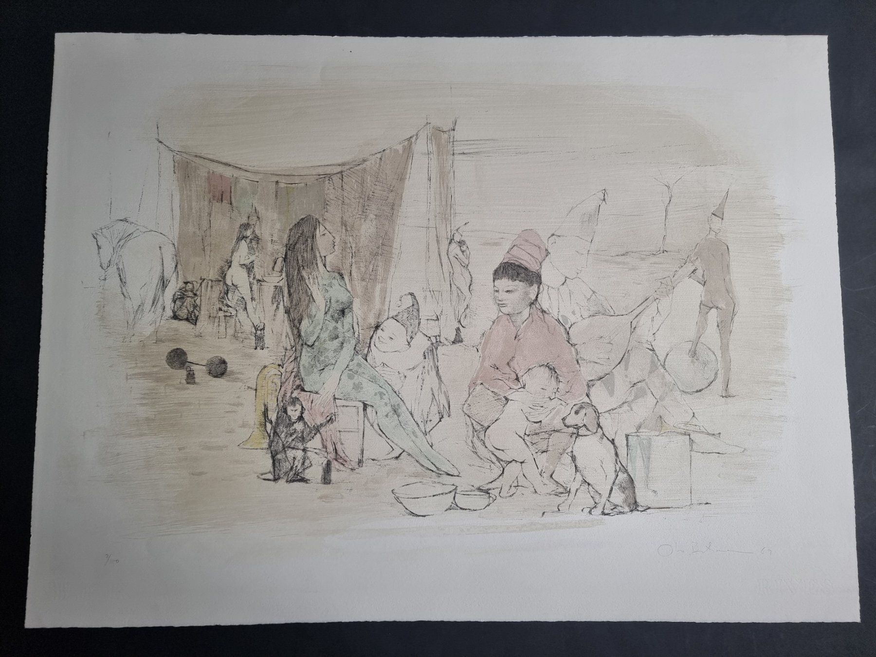 Grafiken & Lithographien: OTTO BACHMANN LITHOGRAPHIE SIGNIERT NUMMERIERT – Gebraucht aus Gersau von kunst-online 5