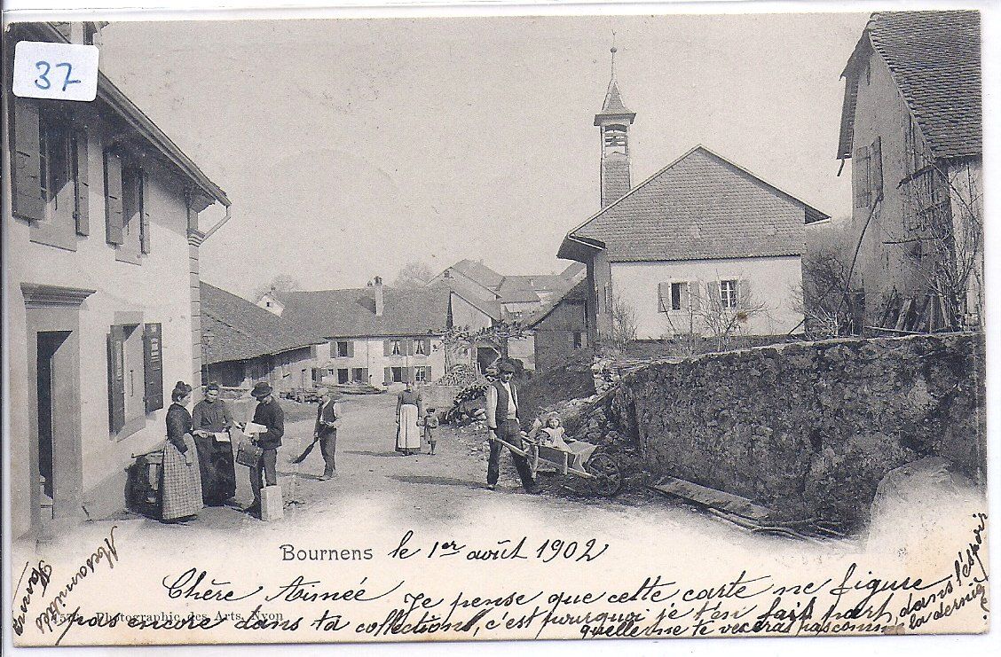 Cartes postales: BOURNENS, une rue – D'occasion à Les Verrières par Scampi0
