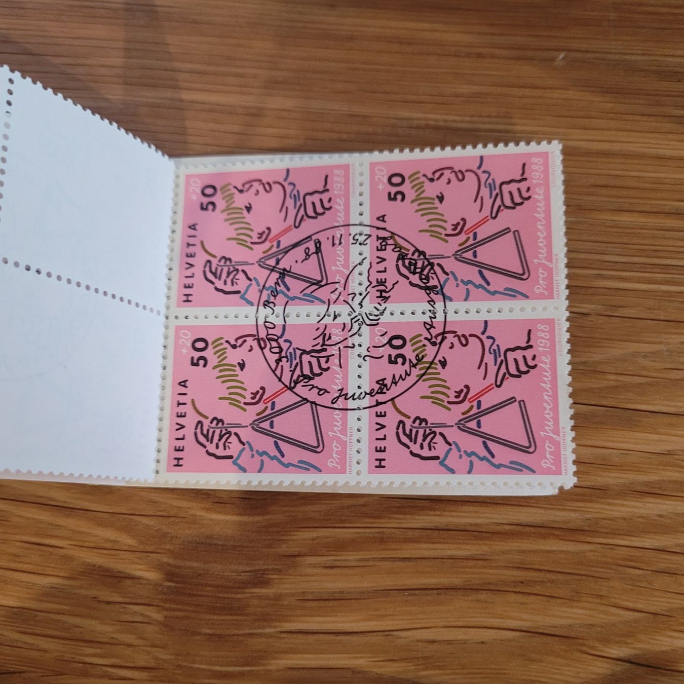 Tutti i francobolli: Markenheftchen Carnet De Timbre Pro Juventute 1988 – Usato da Biel/Bienne venduto da Destockweb 2