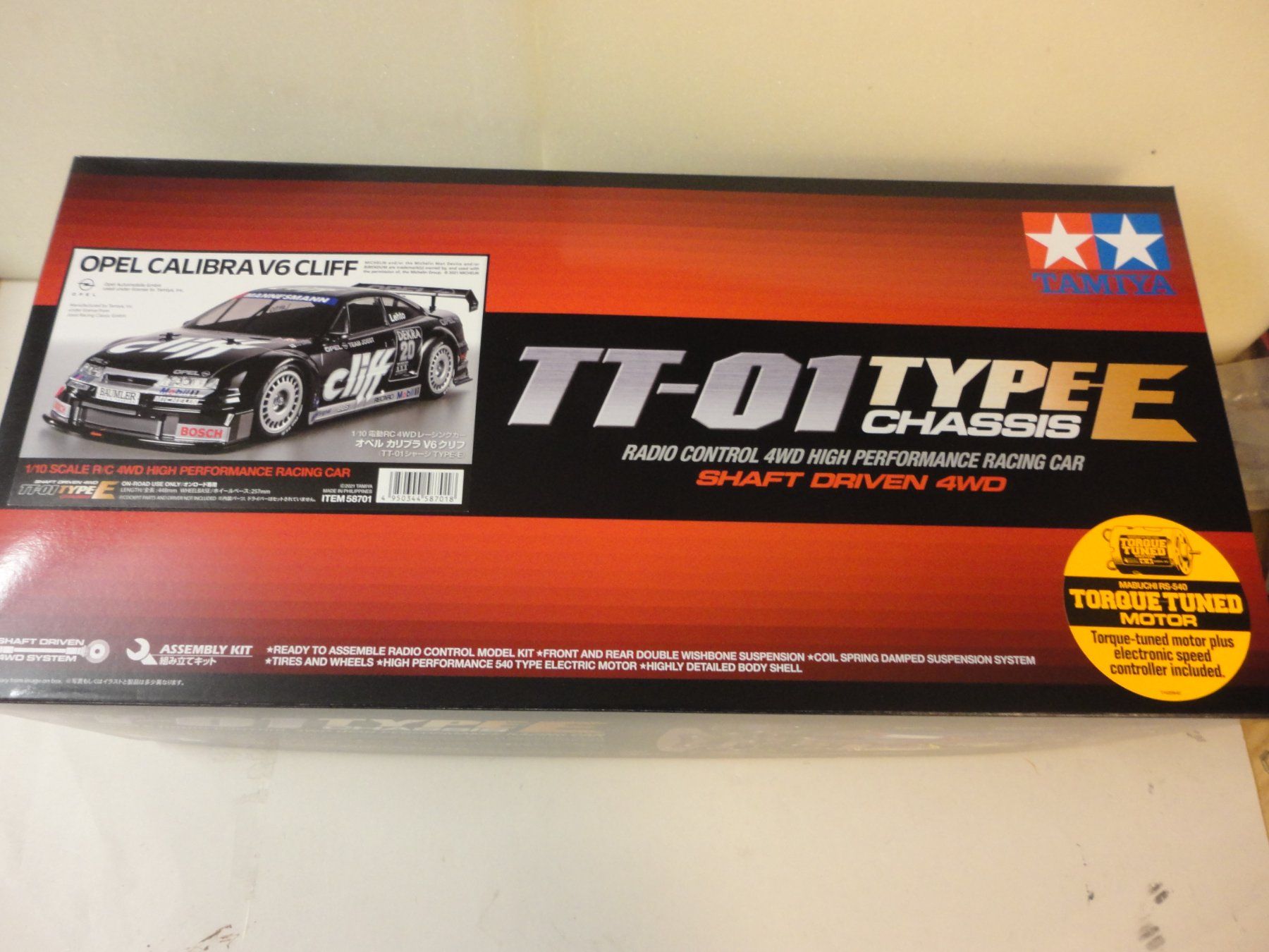 Tamiya Modellismo RC: Tamiya  Opel Calibra V6 Cliff – Nuovo e nell'imballaggio originale da Horgen venduto da RcModell 2