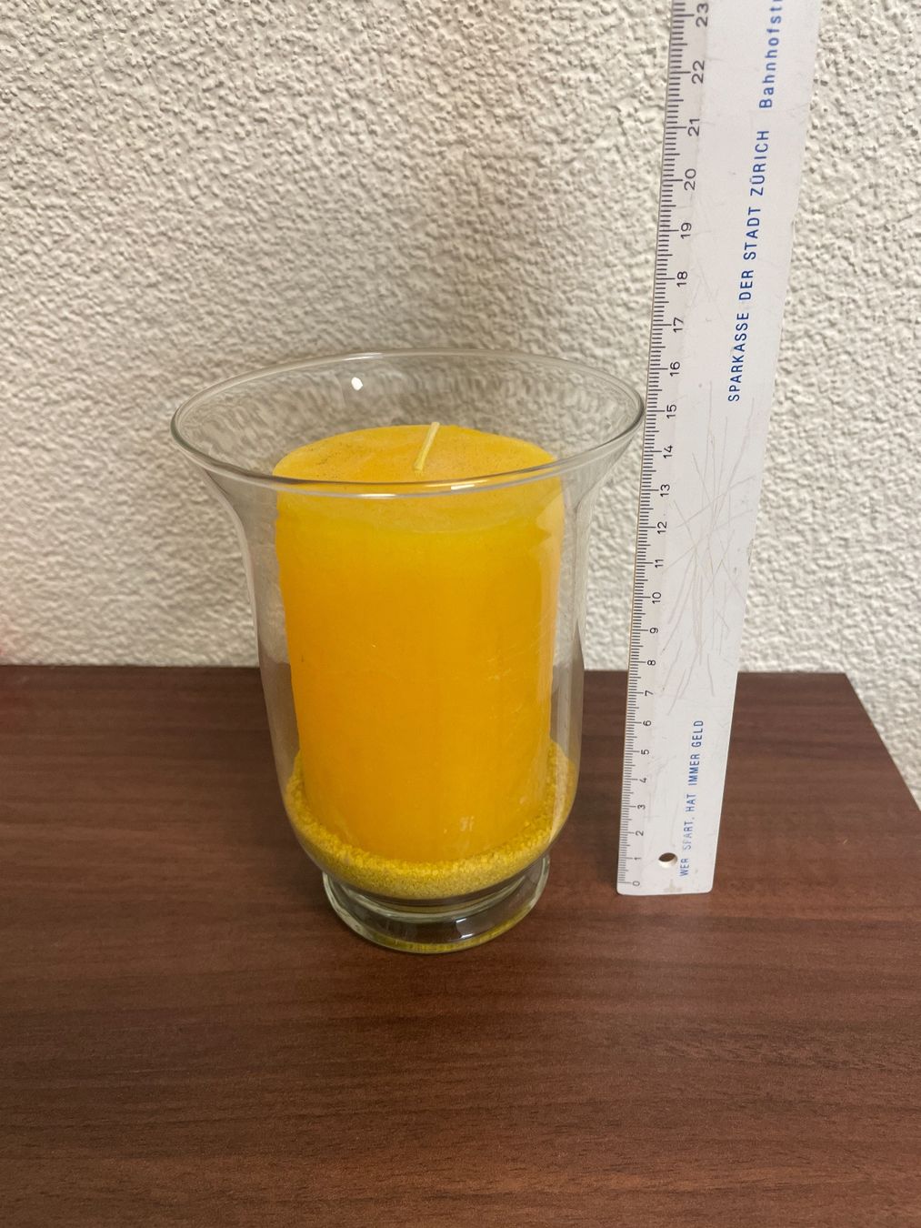 Vasi & Recipienti: Dekovase mit gelber Kerze – Nuovo (secondo la descrizione) da Zürich venduto da spo_zxm7 2