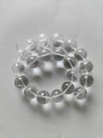 Bergkristall, Beads 20mm, Strang