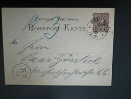 Rohrpost Karte 2Berlin 1882 R3 24  (V826)
