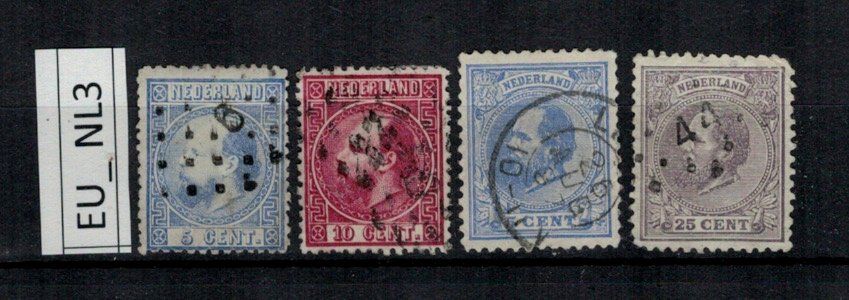 Tutti i francobolli: Niederlande 1867/75, EU_NL3 – Usato da Erlenbach ZH venduto da panstamps