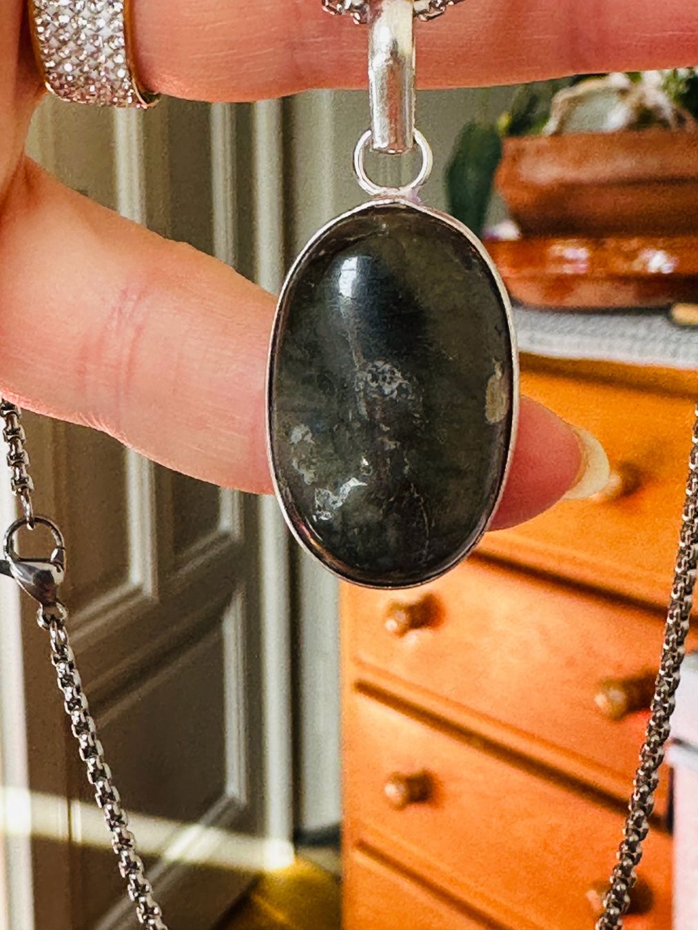 Catenine: Labradorite necklace – Nuovo e nell'imballaggio originale da Genève venduto da AGBERG 6
