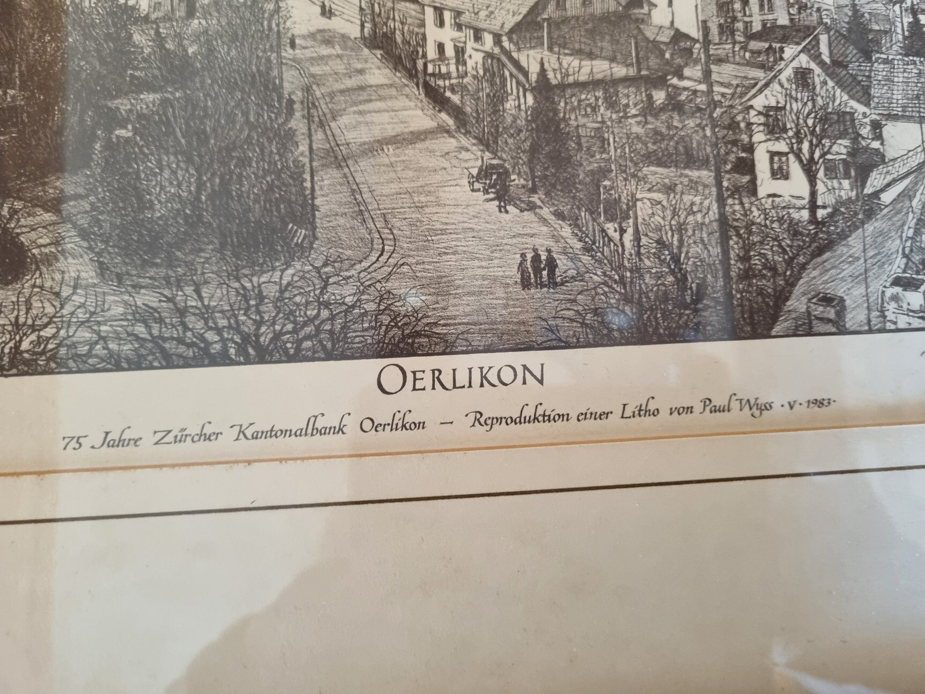 Stiche: Oerlikon Dorfansicht belebt – Gebraucht aus Trachslau von bastet06 2