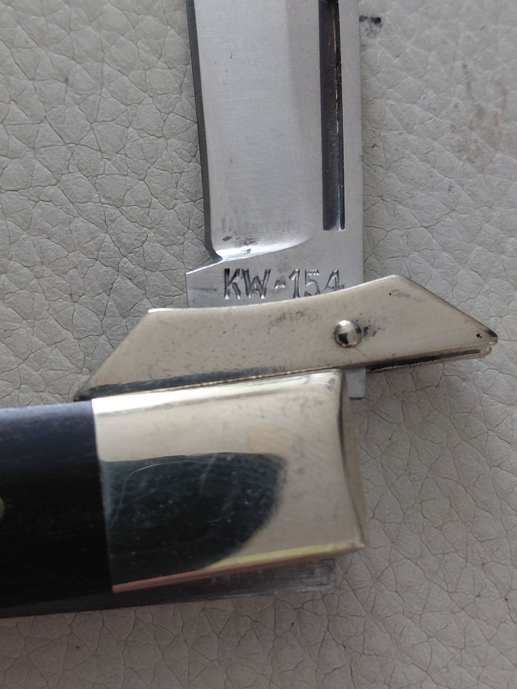 Accessori: Klappmesser Stainless KW-154, schwarz/silber, – Nuovo (secondo la descrizione) da Belp venduto da mar_76s8 2