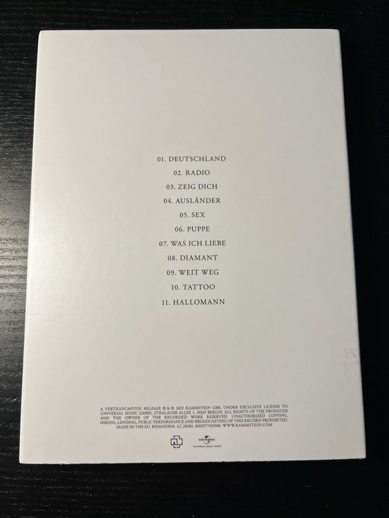 Rammstein „Untitled“ Special Edition (Gebraucht) in St. Gallen für CHF ...