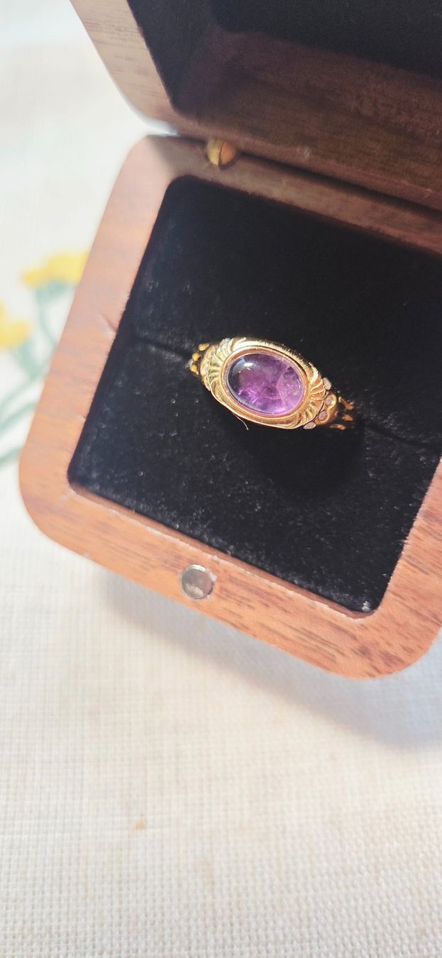 Anelli: NEW - S925 Amethyst Ring (Adjustable) – Nuovo (secondo la descrizione) da Zürich venduto da cin_wcf6 2