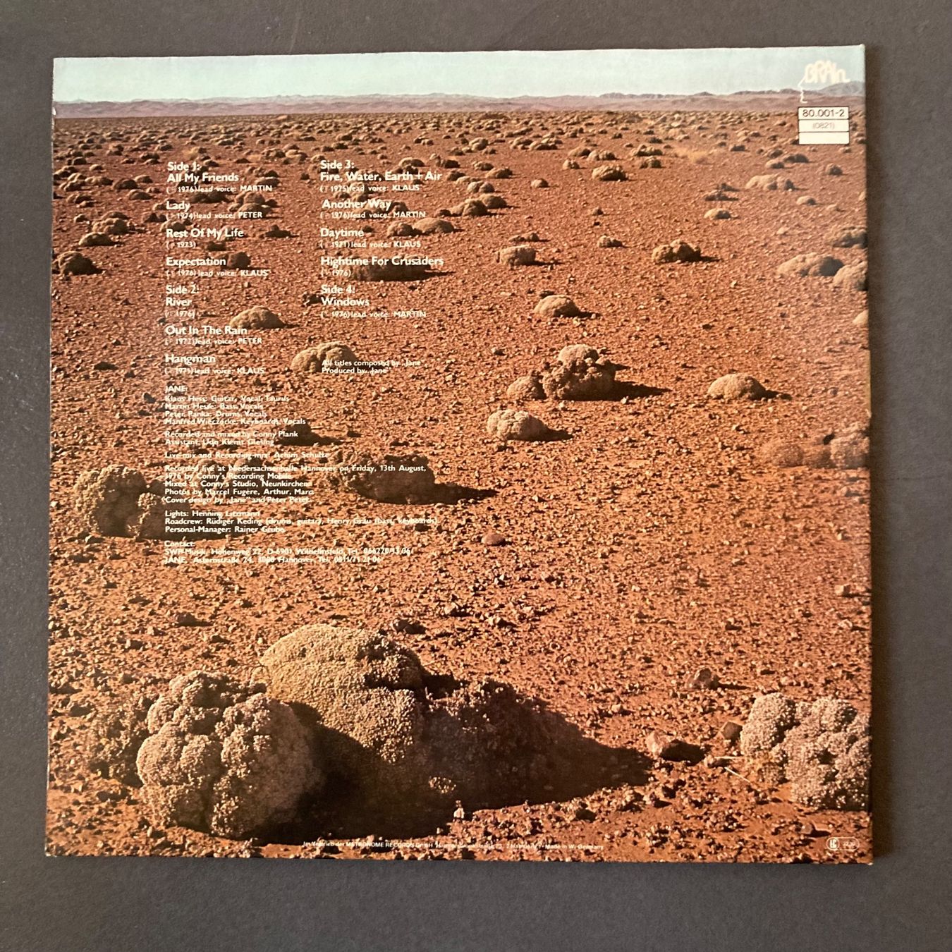 Dischi in vinile: Jane - live - 2LP – Usato da dachsen venduto da oheio 2