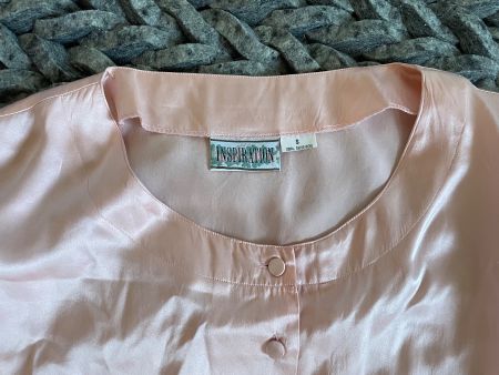 Edles Seiden-Pyjama 2-teilig von "Inspiration" – 100% Seide