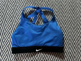 Nike bh blau xs sehr gut