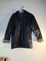 Jacke von Aierda Schwarz/Leopard, Winter. (nov447)