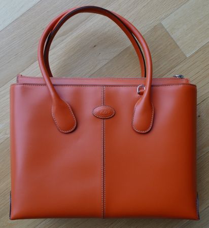 Tods Tod's Tasche Handtasche orange klassisch Henkeltasche