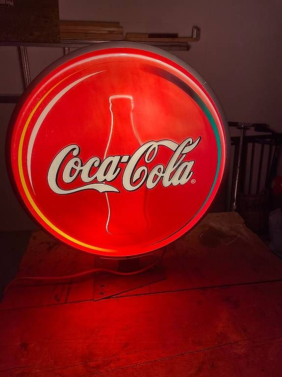 Lampen: Coca-Cola Leuchtreklame – Gebraucht aus Ettingen von Donald4107