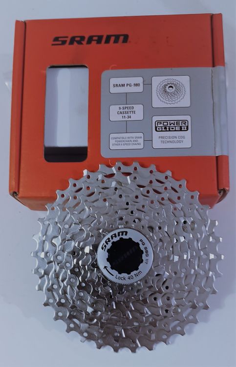 Sram Kassette PG-980 und Sram Kette PC 991 | Kaufen auf Ricardo