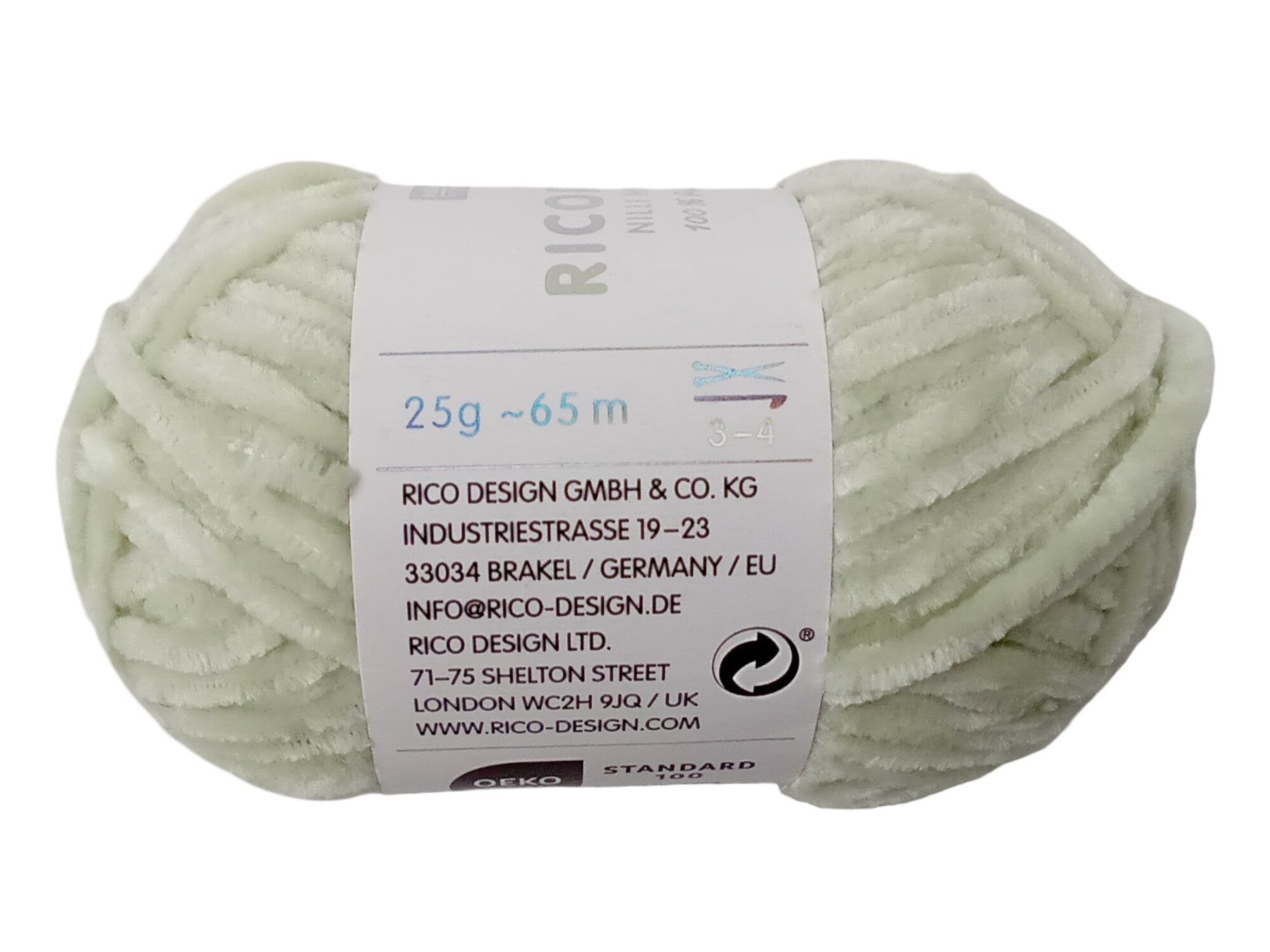 Wolle: RICO DESIGN flauschiges Garn Mint 10 Stk. – Neu (gemäss Beschreibung) aus Suhr von Restwert_Suhr 3