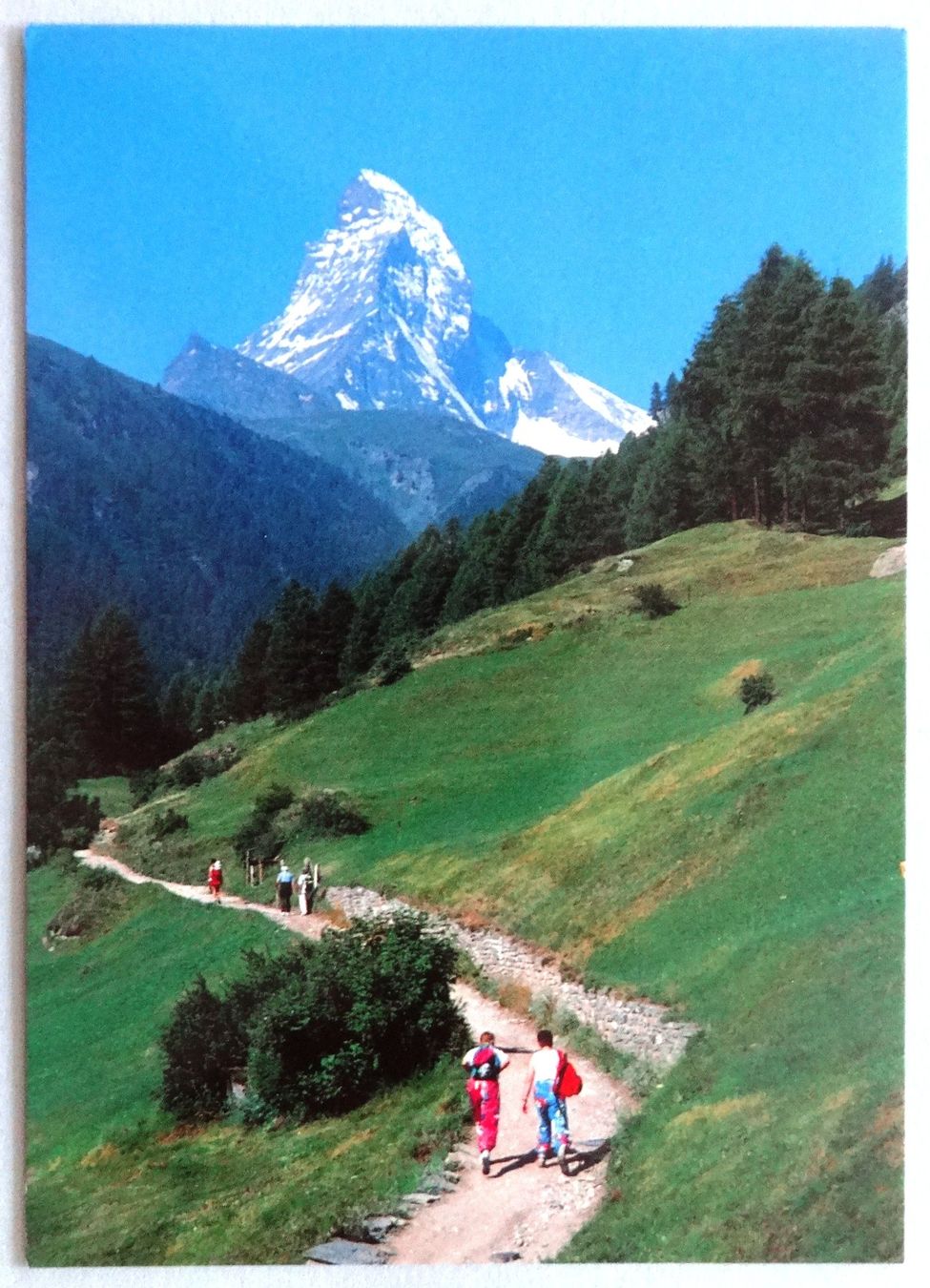 Cartoline postali: Wanderweg nach Zmutt – Usato da Fétigny venduto da Billy2miny