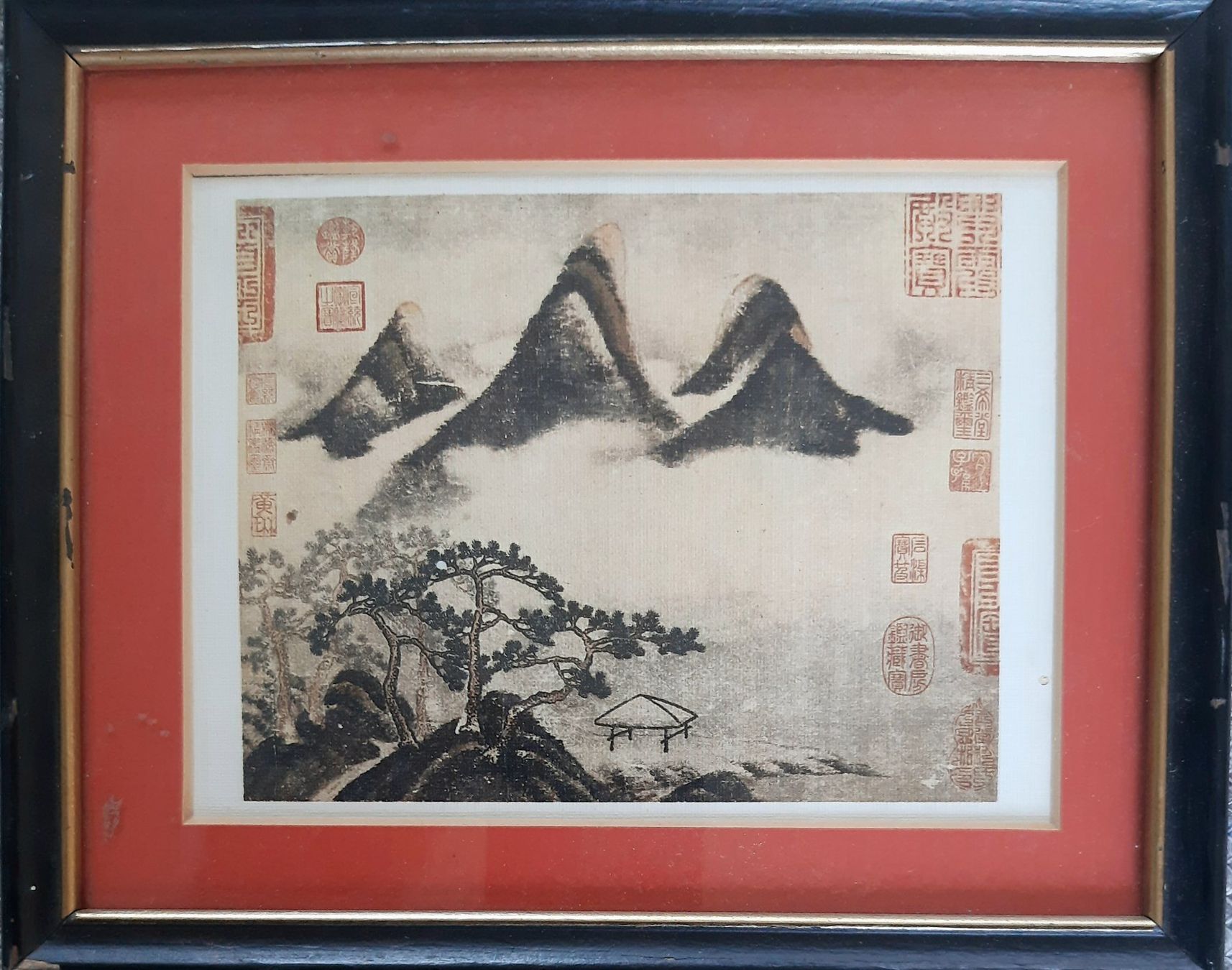 Holzschnitte: Antiker japanischer Holzschnitt – Gebraucht aus Arbon von torso444 1