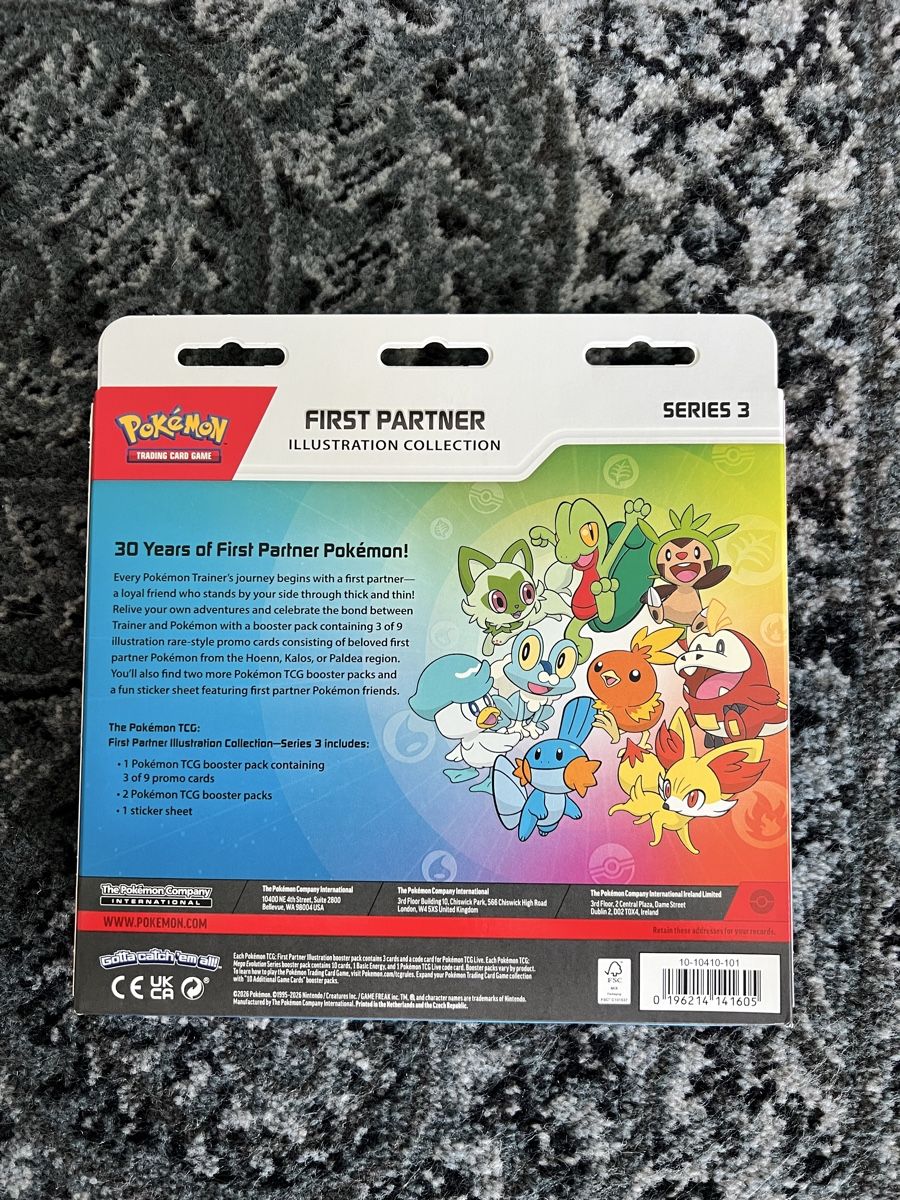 Pokémon Carte collezionabili: Pokemon First Partner Illustr. Collection Series 3 - EN – Nuovo e nell'imballaggio originale da Villmergen venduto da Rigiflitzer 1