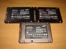 1 stück 250/256gb ssd. Samsung. Getestet.