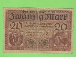 20 Mark Darlehnsschein Berlin 1918, Historische Note