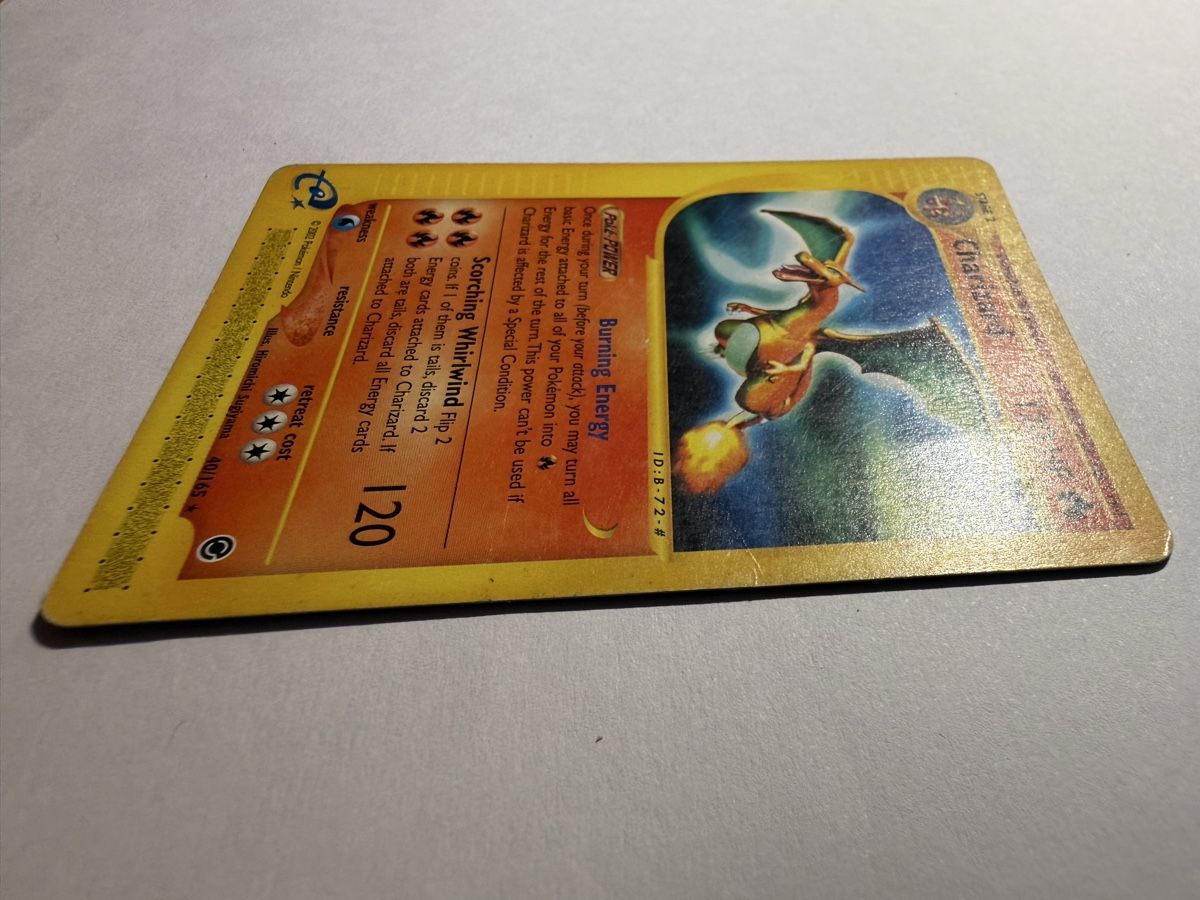 Pokémon Carte collezionabili: Charizard - Pokémon 2002 Expedition Base Set 40/165 Non holo – Usato da Lugano venduto da ktm_7jr7 2