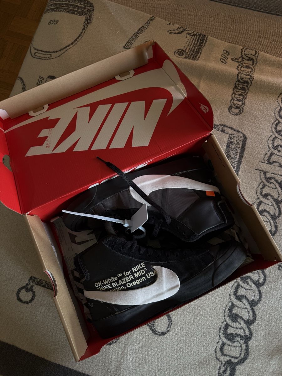 Off-White Scarpe da uomo: Off-White x Nike Blazer Mid 'Grim Reapers' – Nuovo (secondo la descrizione) da Genève venduto da iry_67wr 5