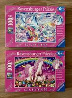 Ravensburger Puzzle, 2 Stk., 100XXL, Glitzer, Top!