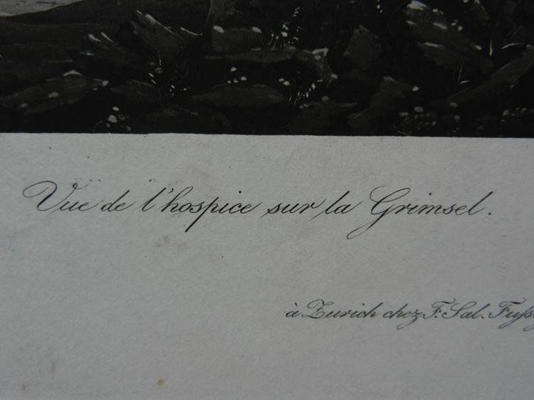 Stiche: Vue hospice Grimsel – Gebraucht aus Risch von Rischli15 2