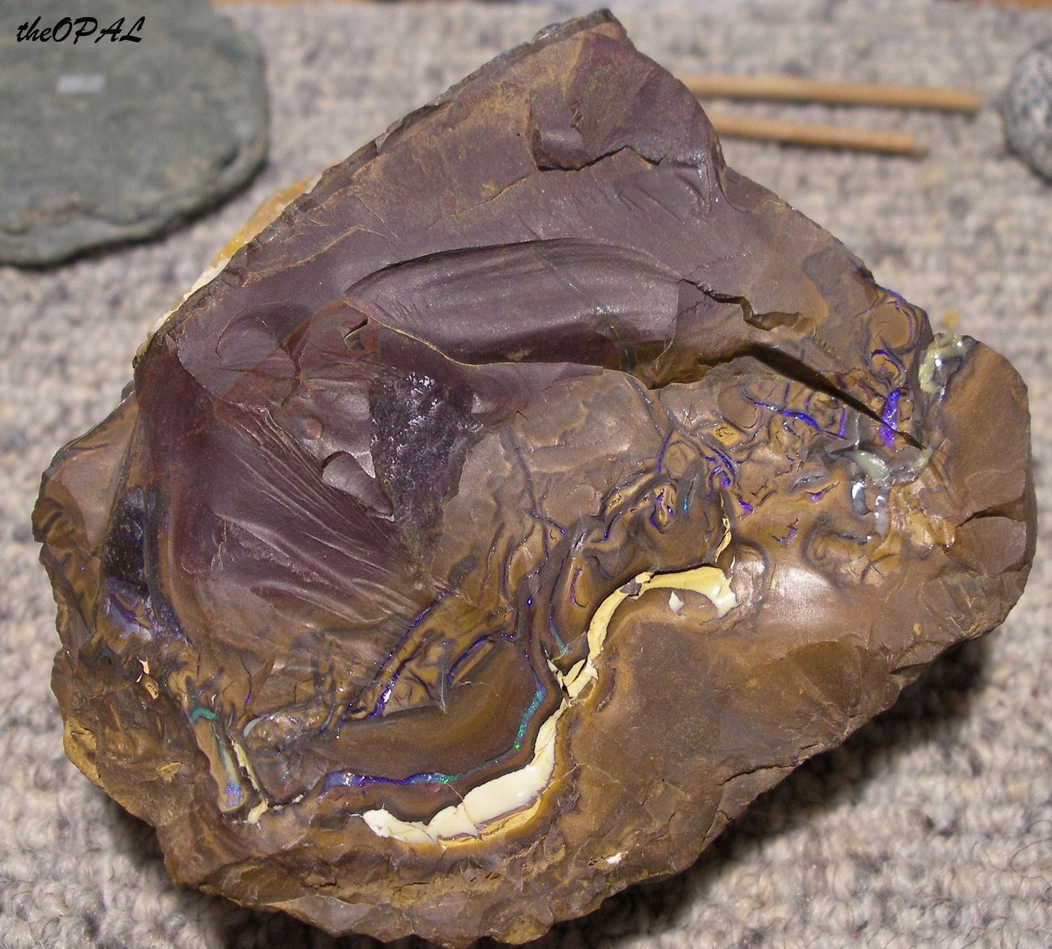 Minéraux & Lithothérapie: theOPAL*** GROSSER ROHER BOULDER MATRIX NUSS OPAL 2540ct *** – Neuf avec emballage d'origine à Ebnat-Kappel par theOPAL 4