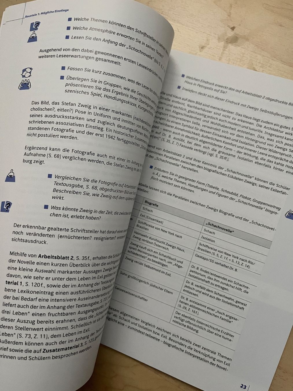 Bücher: Schachnovelle - Unterrichtsmodell – Neu (gemäss Beschreibung) aus Lenzburg von eljare 1