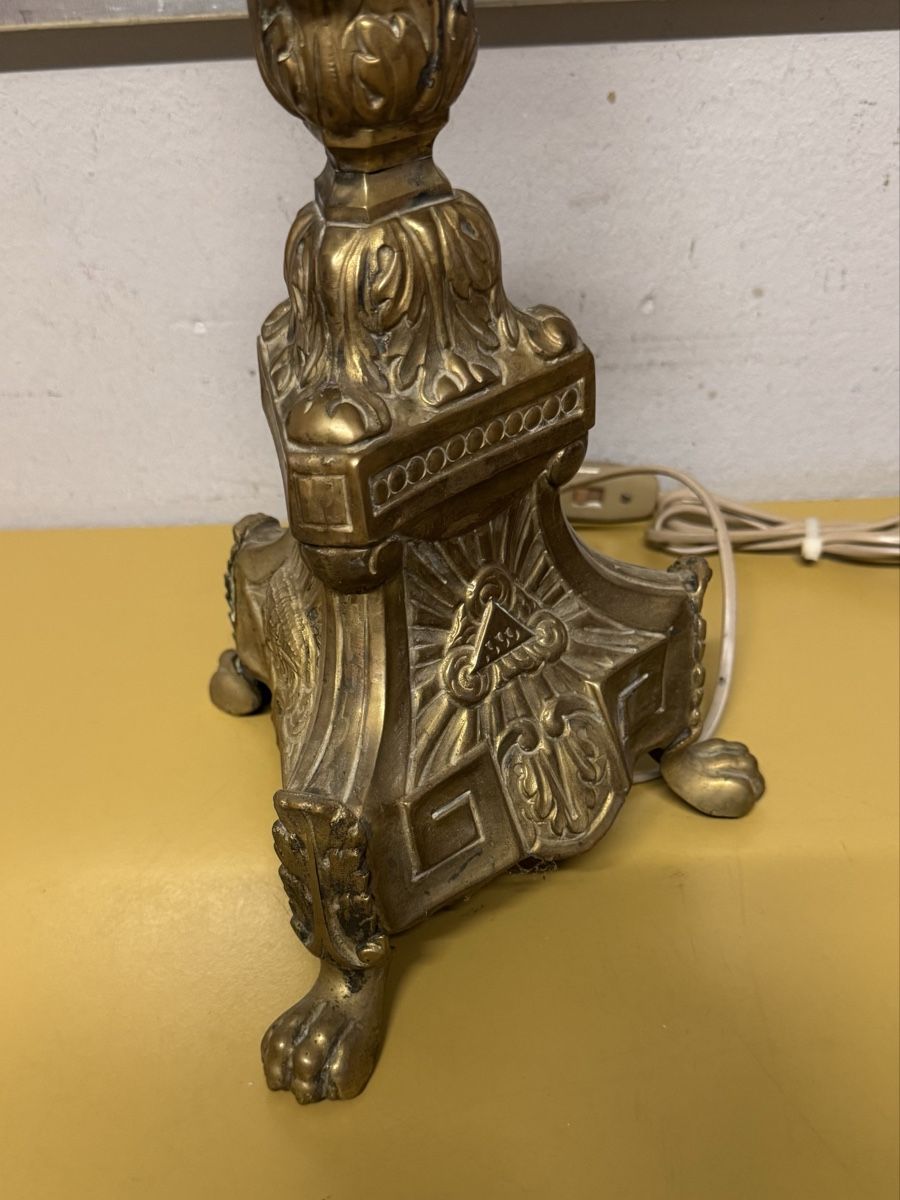 Lampen: Tischlampe Messing antik  – Gebraucht aus Schlieren von Freundlich02 2
