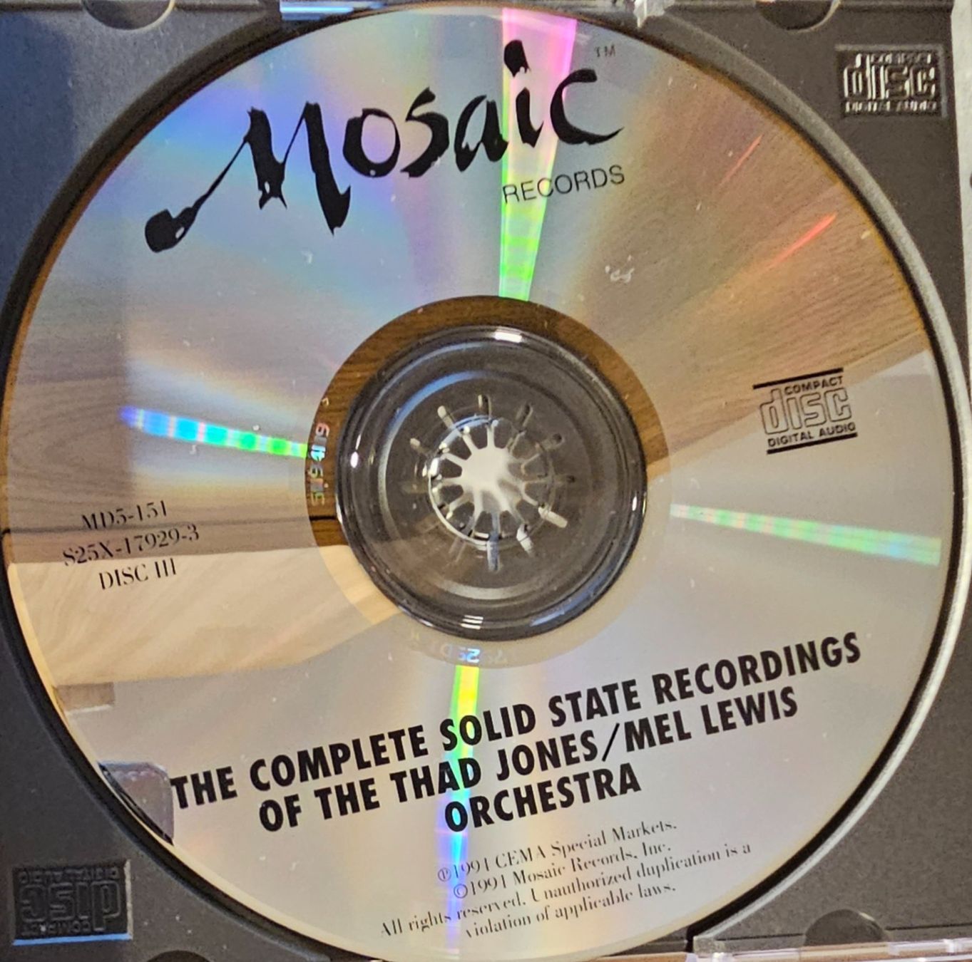 CDs: The Thad Jones/Mel Lewis Orchestra -The Complete Solid State – D'occasion à Wahlen b. Laufen par Cg10 5