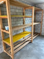 Regal Holzkonstruktion Lagergestell gebraucht 3 Ebenen