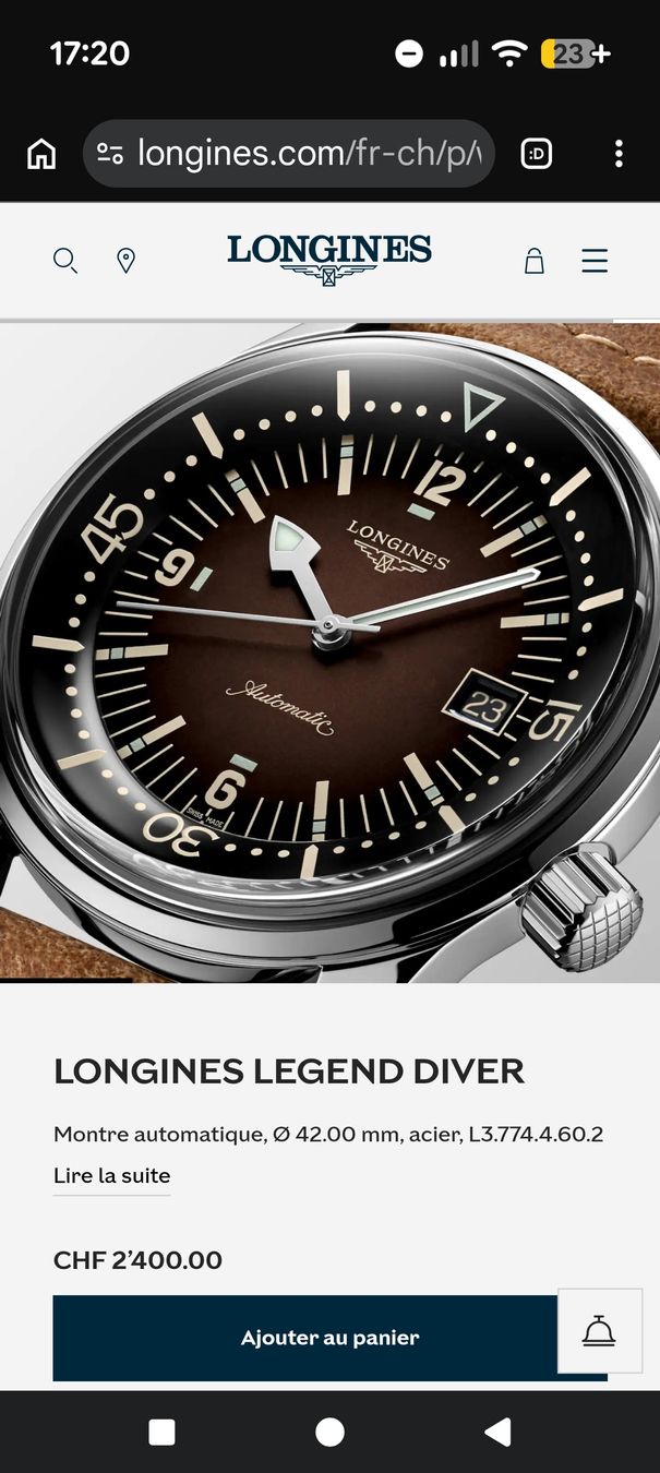 Longines Orologi: Longines Legend Diver 42mm – Usato da Chézard-St-Martin venduto da ludo2007 3