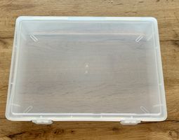 Organizer Box transparent, Neu / OVP, 27x19.5x5.5cm