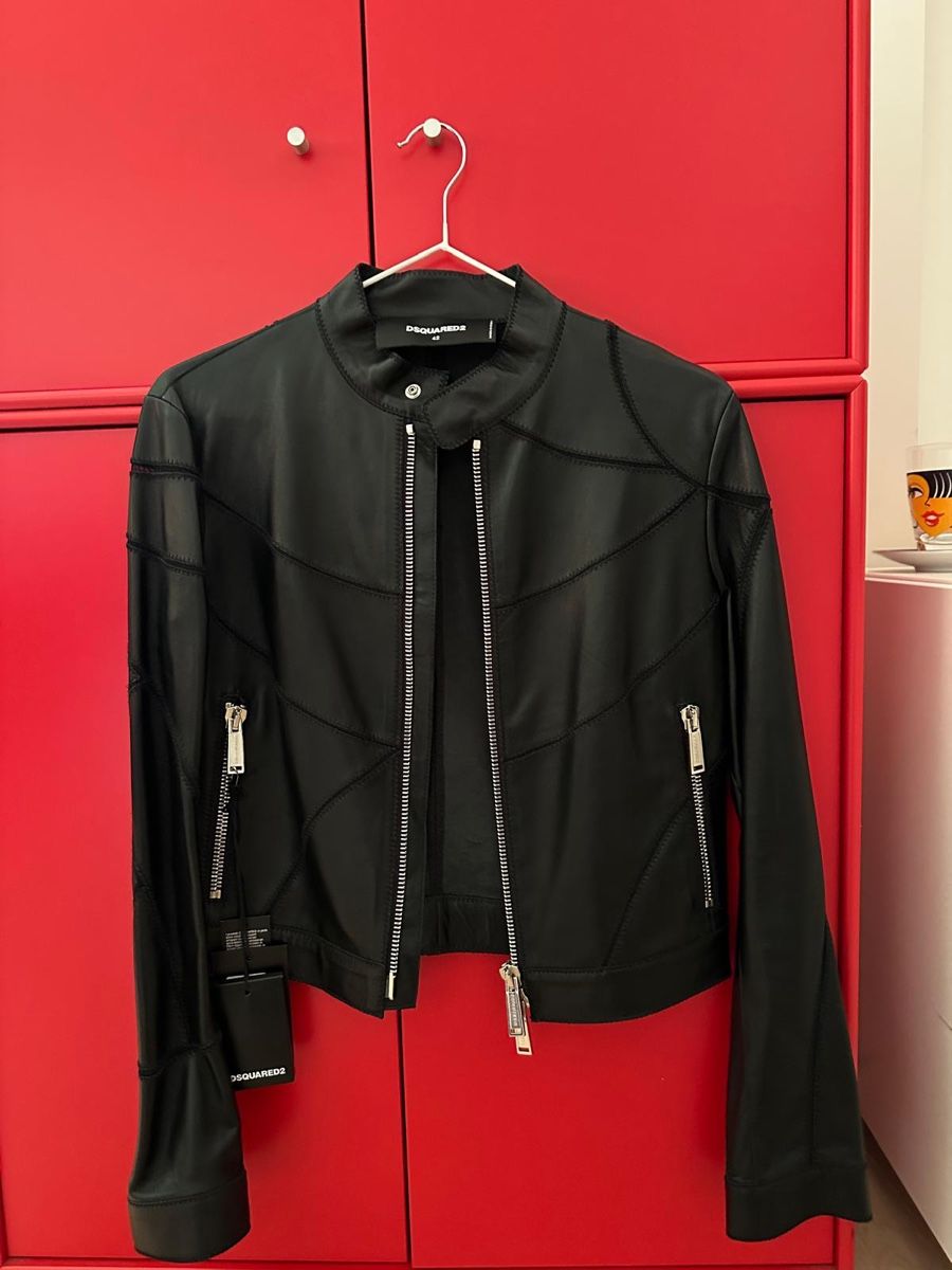Dsquared2 Giacche: DSQUARED2 Lederjacke – Nuovo e nell'imballaggio originale da Binningen venduto da Yuliya15