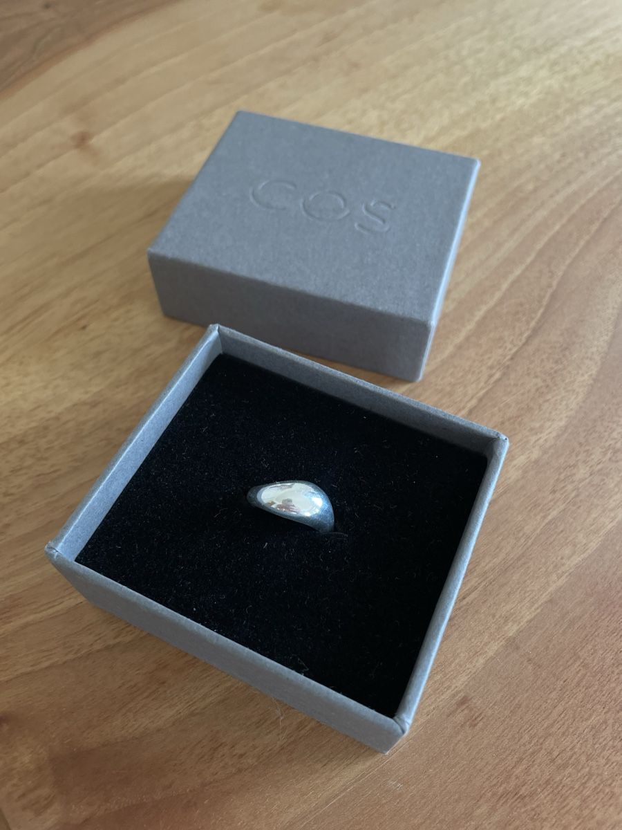 Cos Anelli: COS Sterling Silber Ring, Grösse XS/S – Usato da Zürich venduto da katidust 1
