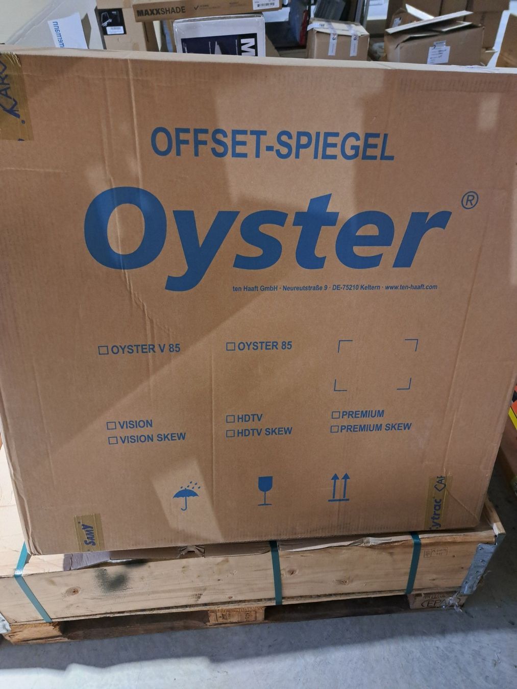 Accessori per altri veicoli: Spiegel 65cm Alu Vision zu Oyster – Nuovo e nell'imballaggio originale da Emmen venduto da CZ6032