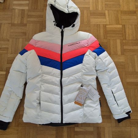 Skijacke Northville C&A,weiss bunt neu mit EtiketteGr158/164
