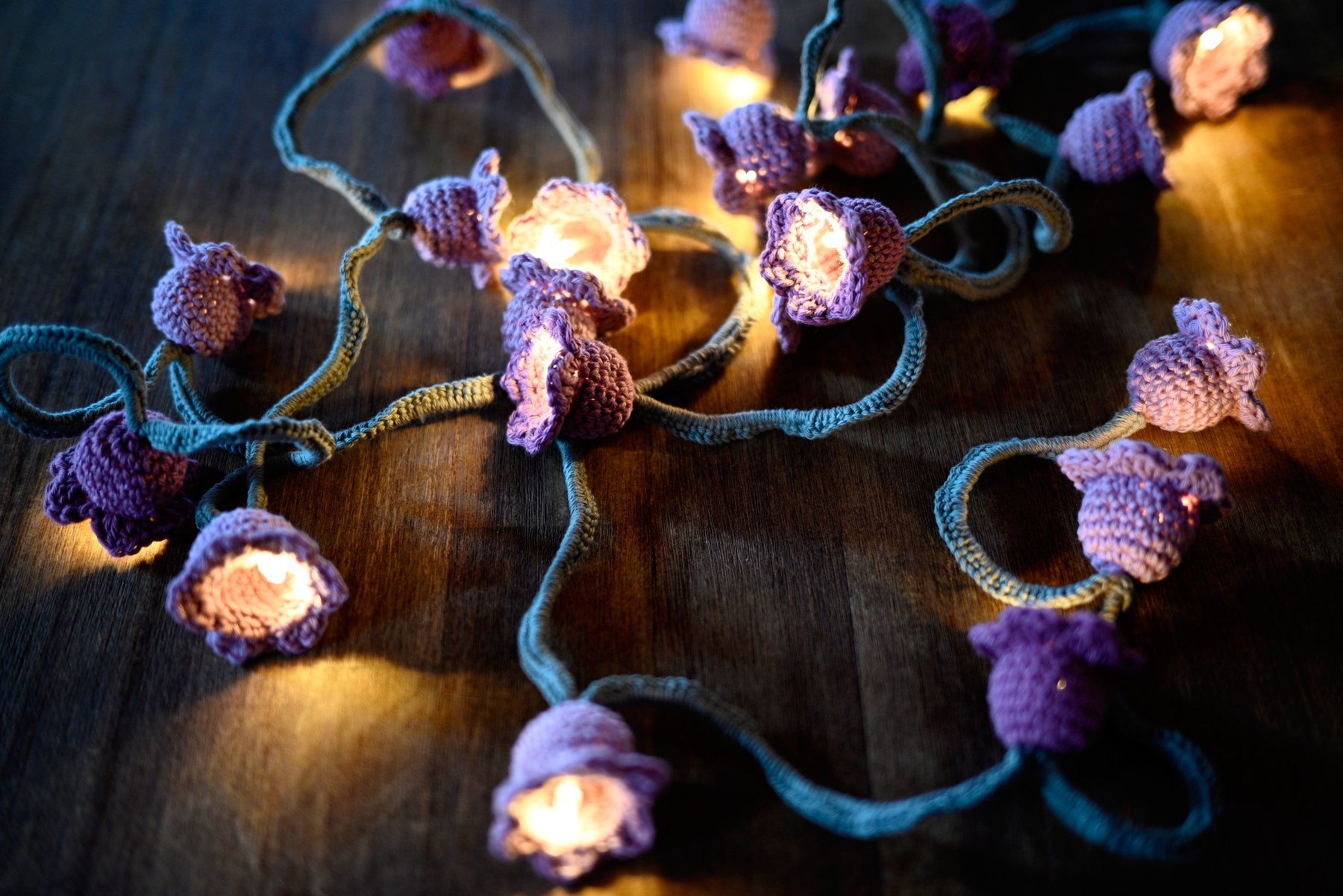 Ghirlande e barre luminose: Gehäkelte Tollkirsche Atropa Belladonna Lichterkette – Nuovo (secondo la descrizione) da Grosswangen venduto da Shateiel 3