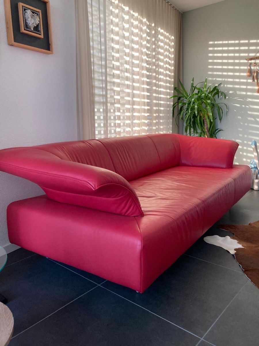 Sofas: Designer Leder Sofa – Neuf (Voir description) à Biel/Bienne par Lukaufmann
