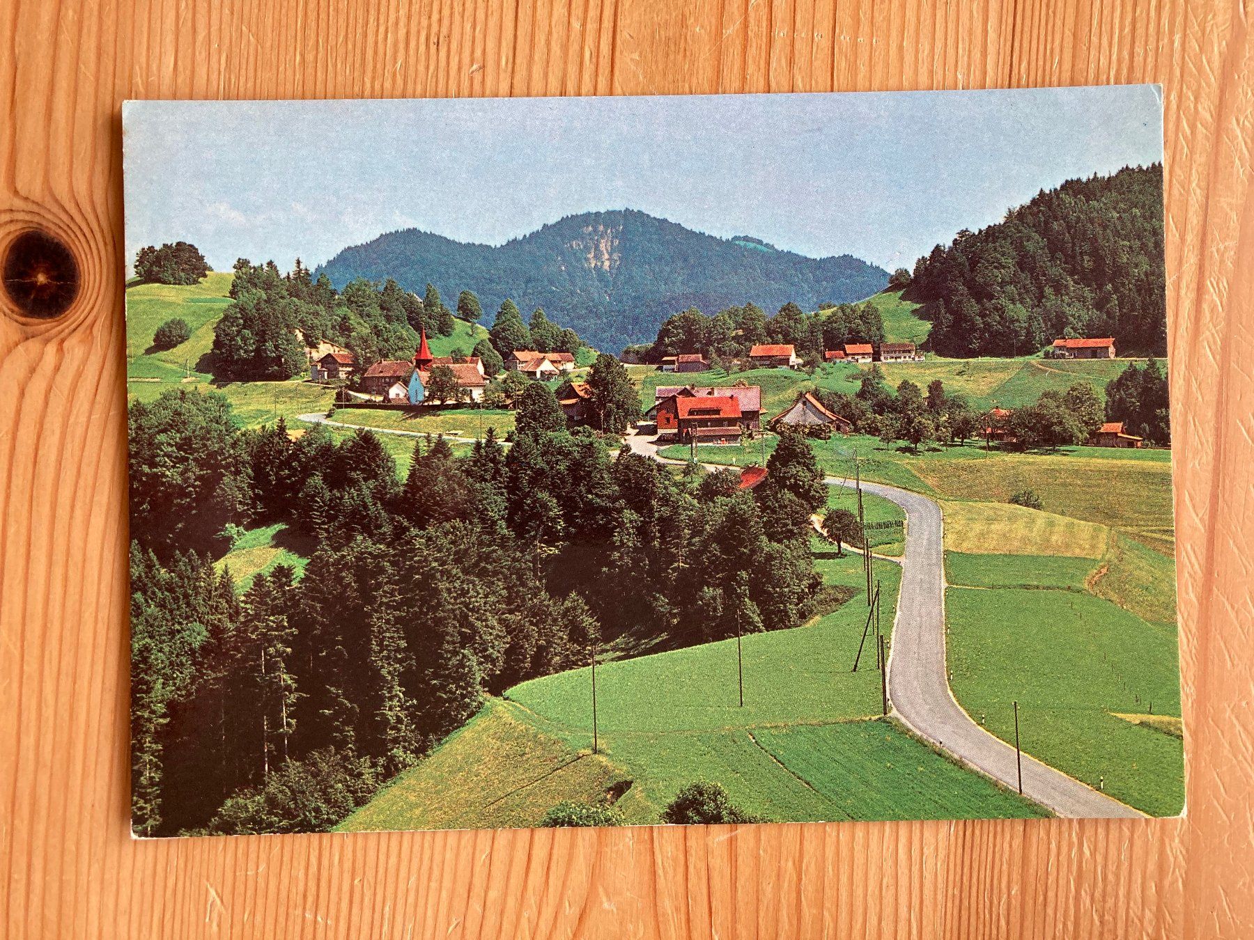 Cartoline postali: Sternenberg - Blick auf Hörnli - AK 1969 – Usato da Oberuzwil venduto da Henri09