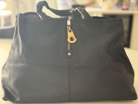 Sac cuir Moncler noir