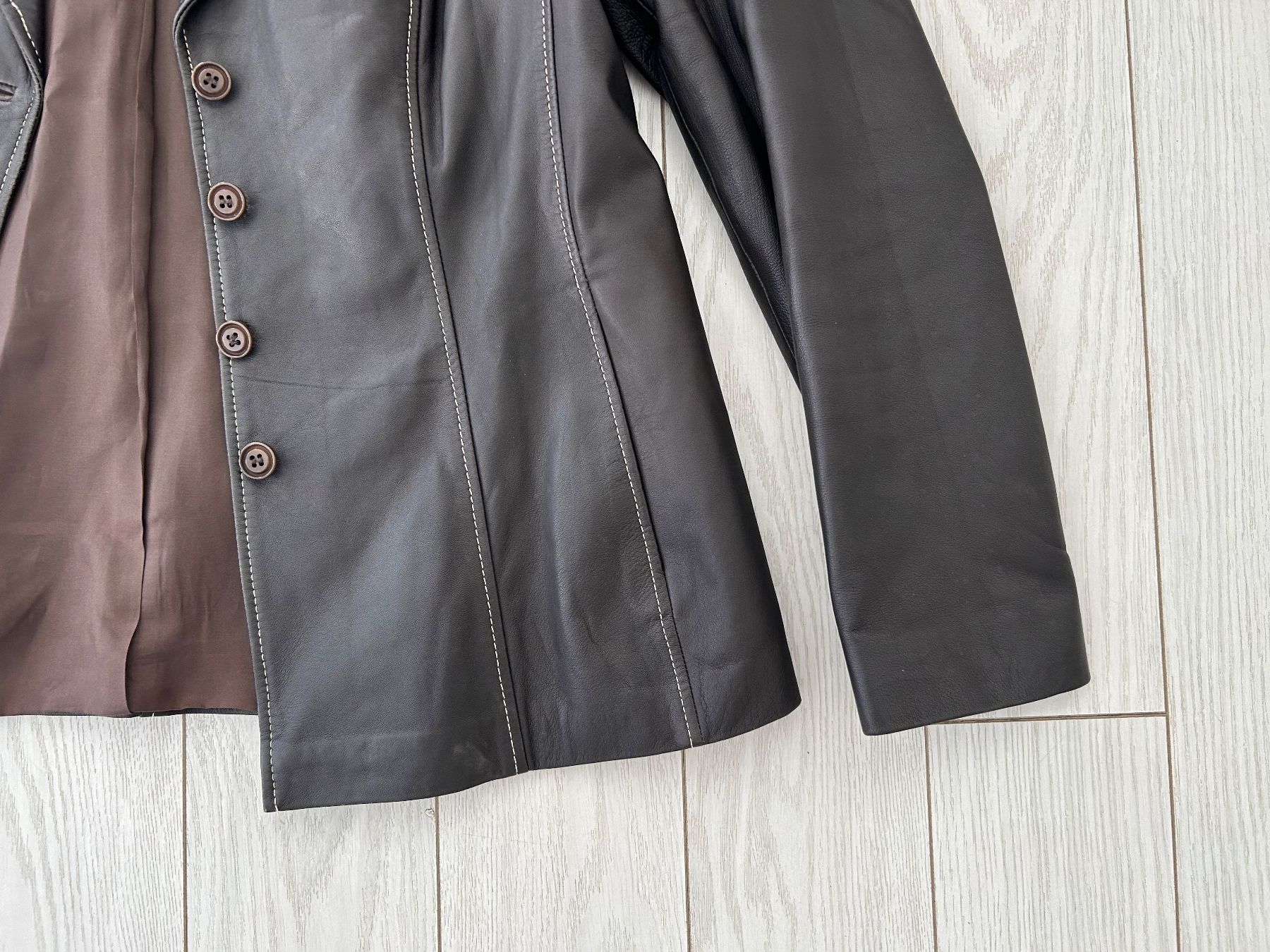 Gerry Weber Giacche: Gerry Weber brown leather jacket (D40/L) – Usato da Rüschlikon venduto da Tey_sl 3