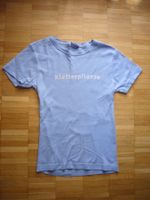 T-Shirt, hellblau, "Kletterpflanze", Gr. S