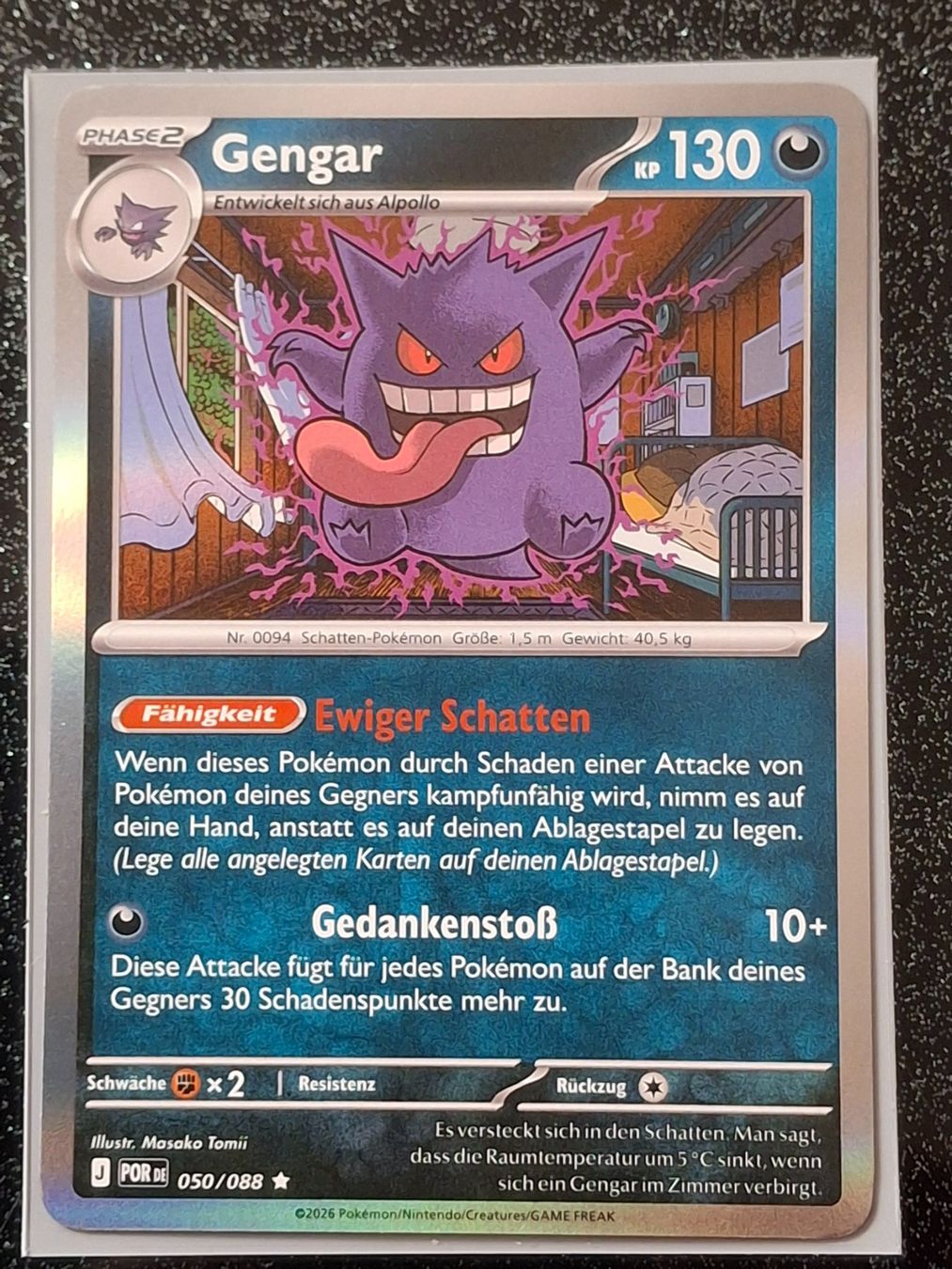 Pokémon Carte collezionabili: Perfect Order / Gengar 050 / 088 DE – Nuovo (secondo la descrizione) da Zug venduto da Vorphalak