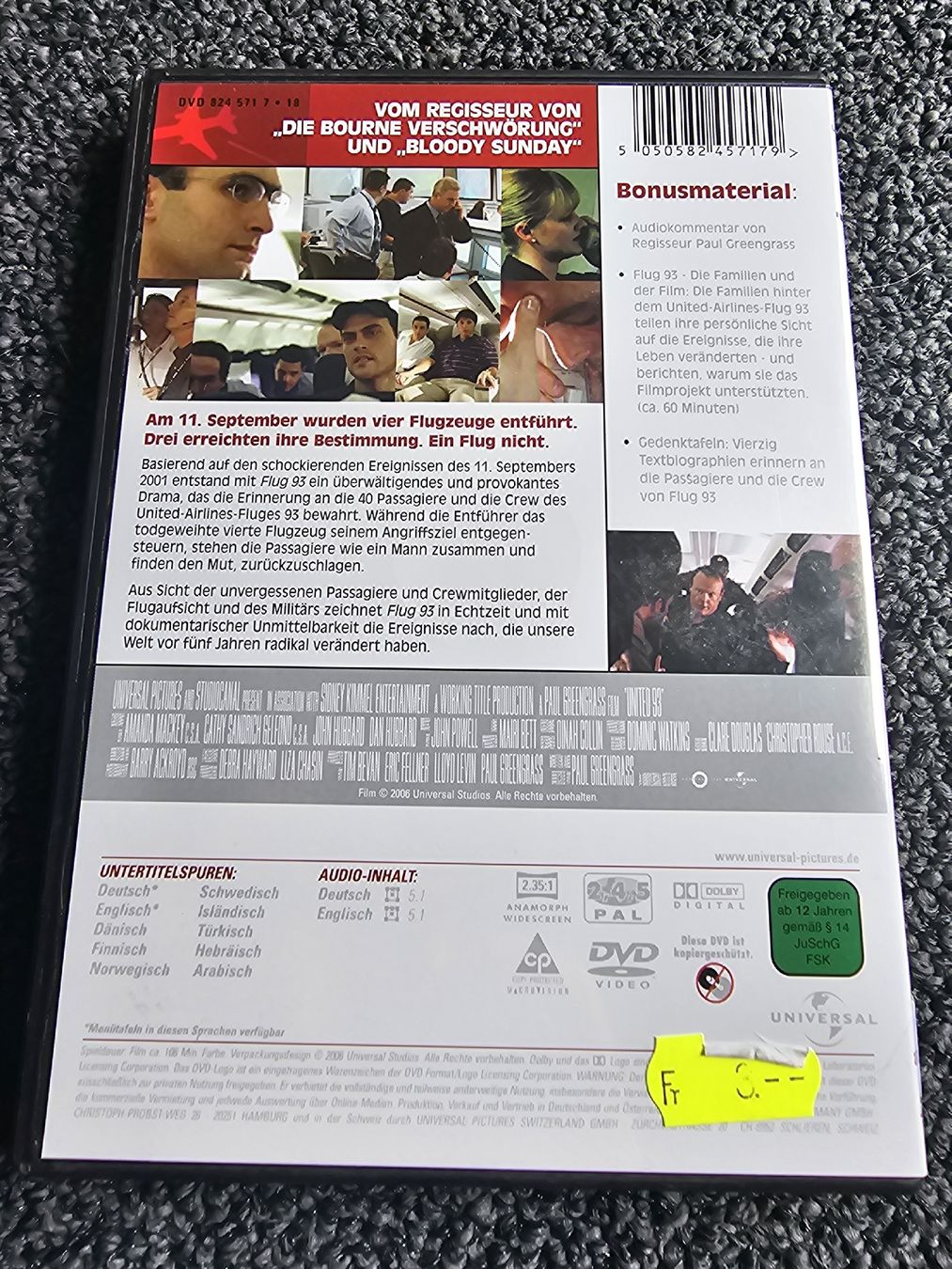 Alle DVDs: DVD Flug 93 (16778) – Gebraucht aus Ruswil von jan_bxl5 1